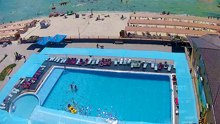 Онлайн веб-камера отеля «Crystal» в Коблево, 